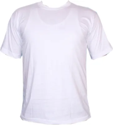 Produktbild von Weiße Herren T-Shirt T-Shirts - Herren Shirt weiss Gr. L