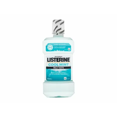 Produktbild von Listerine - Cool Mint Mild Taste Mouthwash - Alkoholfreie Mundspülung für frischen Atem und Plaque-Schutz 500ml