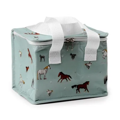 Produktbild von Isolierte Snacktasche Willow Farm Pferde Kühltasche Lunchtasche ca. 21x14x16 cm