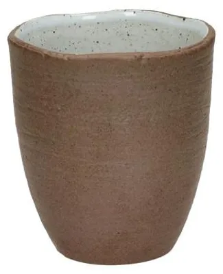 Productafbeelding van Pomax Igni beker, 16 cl, van steengoed, crèmekleurig, diameter 7 cm, hoogte 7,8 cm
