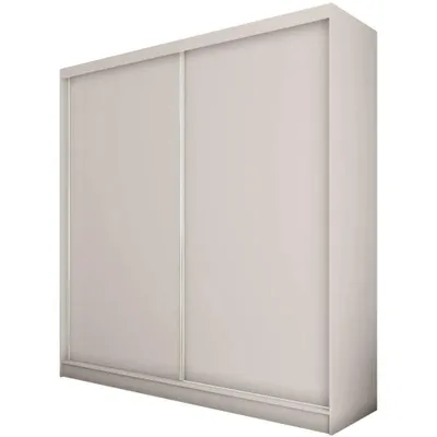 Produktbild von BEAUTYSOFA | Kleiderschrank MARIO II 200 cm Kaschmir – Moderner Schrank ohne Spiegel, mit Schiebetüren und Schubladen, Minimalistisches Design