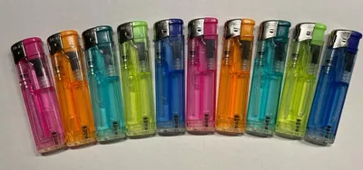 Produktbild von 10 Stück * Elektronik Feuerzeuge * MAXIM * nachfüllbar und in tollen bunten Farben