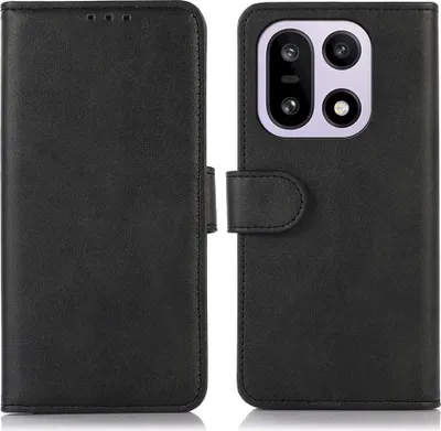Produktbild von Mobigear Wallet  OnePlus 15 Hülle Klapphülle Geldbörse - Schwarz