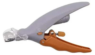 Obrázek produktu pro Nůžky na nehty, LED osvětlení, 5násobné zvětšení, žlutá