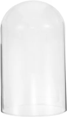 Productafbeelding van Glazen Klok Stolp - Decoratieve Vitrine - Klokken Beschermen - Heldere Transparantie - 22 x 12 x 12 cm - Transparant