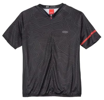 Produktbild von North Latitude Sport Radtrikot schwarz Muster XXL