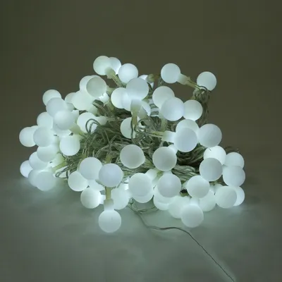 Produktbild von LED Kugellichterkette BALL 80 flammig Dekobeleuchtung