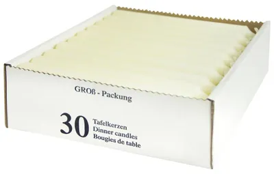 Produktbild von Tafelkerzen ivory 30Stück von Jeka