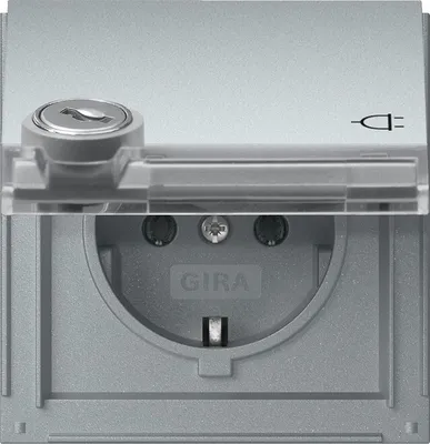 Produktbild von GIRA 456965 SCHUKO KD Schloss gleich + B (456965)