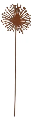 Produktbild von Esschert Design | Dekofigur - Gartenfigur - Gartendekoration - braun - aus Stahl - 37 x 10 cm - Garten Pusteblume - Dekorativ
