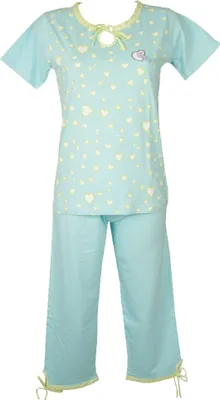 Produktbild von Kurzarm Pyjama Frau Rundhalsausschnitt Baumwolle RAGNO Artikel N77215, Taglia 42, Cotone 100%