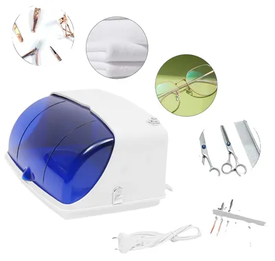 Obrázok produktu pre Ultrafialový dezinfekčný sterilizátor, 220–240 V, 5 W, doba dezinfekcie 30 minút, rozmery 29,6 x 24,6 x 16 cm, vhodný pre rôzne predmety