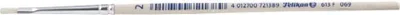 Produktbild von Pelikan Borstenpinsel 613 F Gr. 2 unlackierter Holzstiel