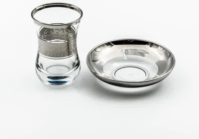 Immagine prodotto di Bicchieri da caffè o da tè con piattini Emna 10 cl x 6 - Set in scatola