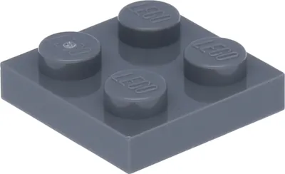 Zdjęcie produktu dla Lego® 2x2 płytki 3022 - 10 sztuk Ciemnoniebieski szary