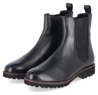 Produktbild von Sioux Damen Chelsea Boots MEREDITH Schwarz Glattleder Größe: 37,5