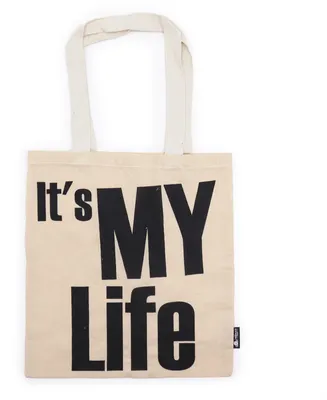Imagen del producto de Bolso Básico Icónico - IT's MY LIFE - ES MI VIDA - (40x36cm) - Natural 4oz
