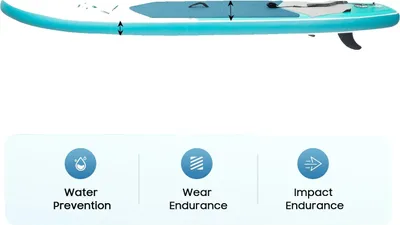 Obrázek produktu pro Stand-up paddle board, nafukovací design, vysoká vztlaková síla, modrý