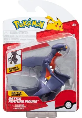 Produktbild von Jazwares Pokémon Battle Feature Figur Knakrack 11 cm