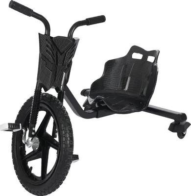 Obrázok produktu pre Detské trojkolky Drift – Drift Trike – Svietiace zadné kolesá – Nastaviteľné sedadlo – Protisklzové pedále – Nosnosť 80 kg – Čierna farba