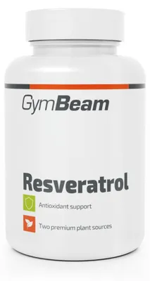 Produktbild von GymBeam - Resveratrol, 60 Kapseln