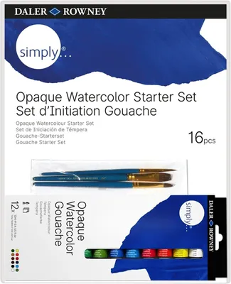 Produktbild von Daler Rowney Simply Set Aquarellfarben 12 x 12 ml