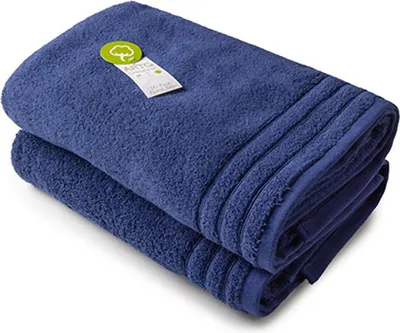 Immagine prodotto di A&R AR504 | Asciugamano da bagno in Cotonelogico - 70 x 140 cm - Colore: French Navy - Dimensioni: 70 x 140 cm