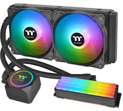 Produktbild von Thermaltake Floe RC240, All-in-One-Flüssigkeitskühler, Schwarz