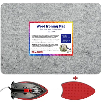 Woll-Pressmatte 43x34,5 cm, 100% Neuseelandwolle, Bügelhilfe