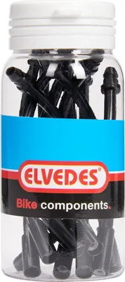 Produktbild von ELVEDES V-Bremskabel Biegungen 90 ° Ø 5,0 mm Edelstahl schwarz pro 10 Stücke
