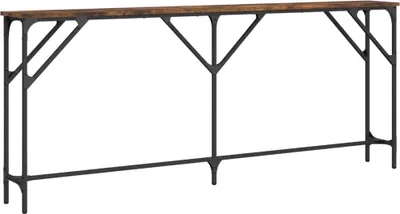 Produktbild von vidaXL Konsolentisch Räuchereiche 180x23x75 cm Holzwerkstoff