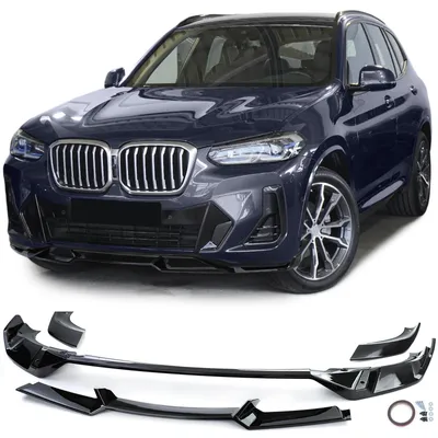 Obrázok produktu pre Carparts-Online Lesklý čierny predný spojler pre BMW X3 G01 od 2021- s M