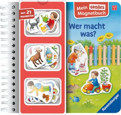 Produktbild von Mein großes Magnetbuch - Wer macht was?