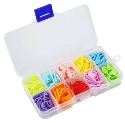 Breimarker-Set, 130 Stück, 10 Farben, in Aufbewahrungsbox