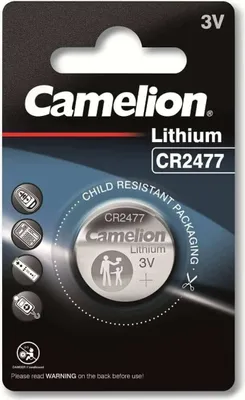 Produktbild von gws-powercell ® Camelion Lithium Knopfzelle CR2477 3 V Blister