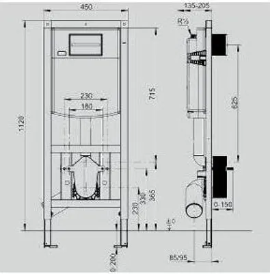 Produktbild von SANIT 90.743.00..T000 WC-Element INEO PLUS 450 ohne