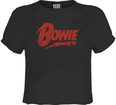 Immagine prodotto di Amplified - Maglietta Logo da donna GD647 (XL) (Charcoal/Red)