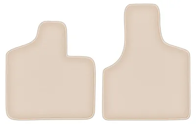 Produktbild von DURBAN Beige Velours-Fußmatten vorne für Chrysler Voyager III 7-Sitzer (2001-2007)