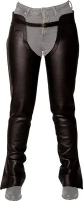 Produktbild von Dyon Leder-Chaps lang, Größe:M, Farbe:schwarz