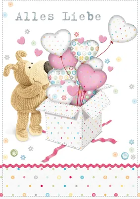 Produktbild von Allgemeine Wünsche Alles Liebe Glückwunschkarte im Format 115x17cm m