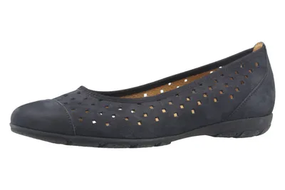 Produktbild von Gabor Ballerinas in Übergrößen Blau 64.169.16 große Damenschuhe, Größe:43