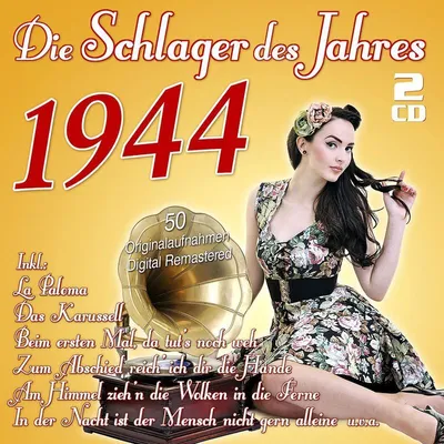 Obrázok produktu pre Alive AG Die Schlager des Jahres 1944, Pop, CD, Various, Fyzické médiá, Spectre Records / Musictales