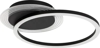 Zdjęcie produktu dla Lampa sufitowa LED KERSTIN 24W 3000K 1800lm metal czarno-biała wym:5x40x33cm IP20 Rabalux