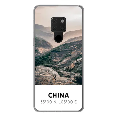 Produktbild von MuchoWow® Handyhülle Schutzhülle Hülle für Huawei P40 Lite China - Berge - Asien - Sommer Silikon Softcase Handy Hülle - Handy