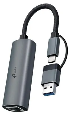 Immagine prodotto di Adattatore di rete Gigabit Ethernet da USB-C a RJ45, in alluminio, Plug & Play