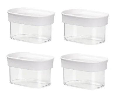 Produktbild von EMSA OPTIMA Trockenvorratsdose, Box, Rechteckig, 0,18 l, Transparent, Styrol-Methylmethacrylat (MS), Thermoplastisches Elastomer (TPE), China