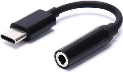 Immagine prodotto di Cavo per cuffie adattatore audio da USB-C a AUX con jack da 3,5 mm, nero