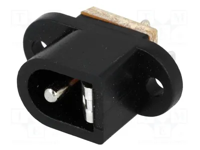 Obrázok produktu pre Zásuvka; pre napájanie jednosmerným prúdom; samica; 5,5/2,1 mm; 5,5 mm; 2,1 mm. FC681492 – konektor pre jednosmerný prúd