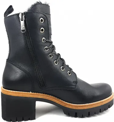 Imagen del producto de Zapatos y botas de mujer Panama Jack, estilo botín, cordones, color negro, para uso casual