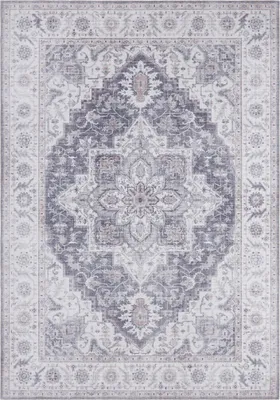 Zdjęcie produktu dla Błękitno różowy orientalny dywan do salonu Nouristan Anthea 200x290 cm